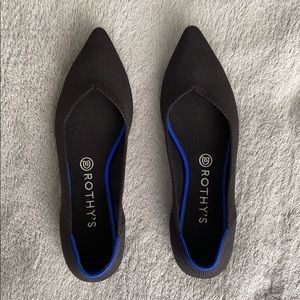 Rothy’s Black The Point Flats